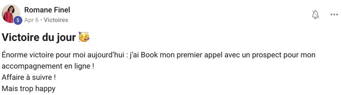 Témoignage client
